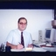David McKenzie, Business Development manager, at his computer