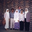 Group of Indonesian students with QBIC tour guide