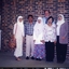 Group of Indonesian students with QBIC tour guide