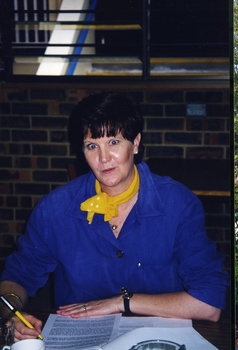 Peta Nagle at the 1988 Vision QLD AGM