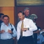 Kevin O'Mahoney and Nick Carter at book launch.