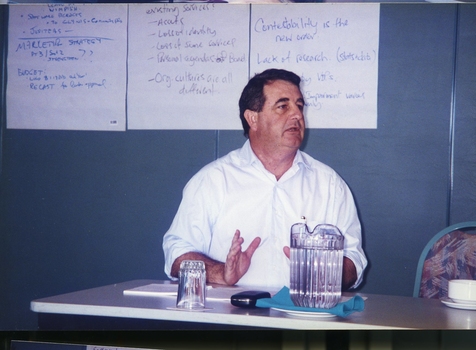 John Puttick speaks to seminar attendees