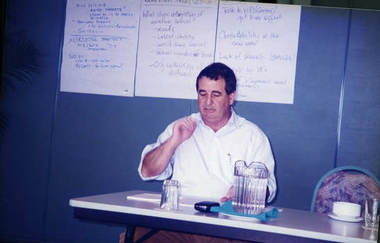 John Puttick speaks to seminar attendees