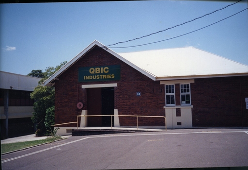 QBIC Industries brick building taken from carpark