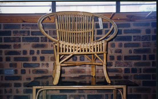 Cane chair made by QBIC Industries