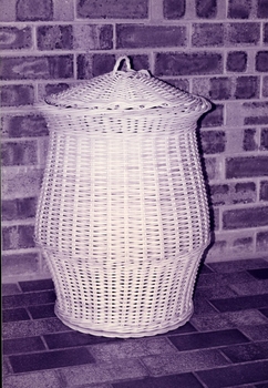 Wicker basket made by QBIC Industries