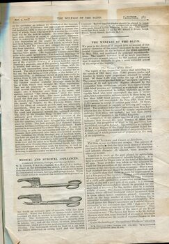 British Medical Journal section on Welfare of the Blind