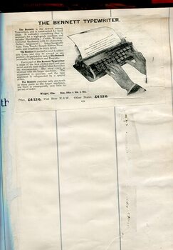 Newspaper cuttings relating to blind people and activities