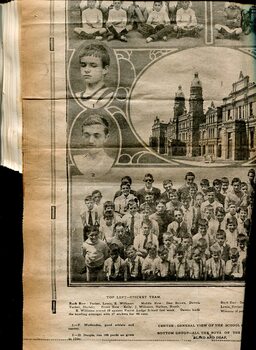 Newspaper cuttings relating to blind people and activities