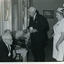 Sir Rohan speaking with residents as Matron and Kitty Rose look on