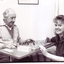 Two people playing chess at Mirridong