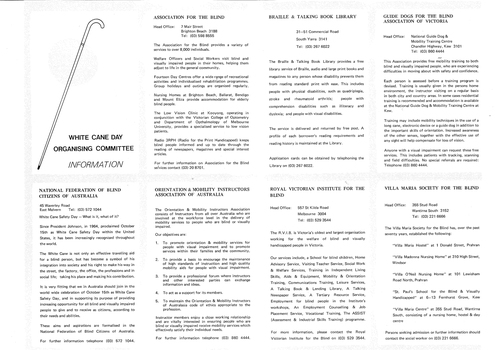 Pamphlet layout on large paper
