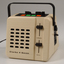 Plastic cream toaster shaped box with with buttons and levers