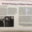 Written label about William Paterson including image of man