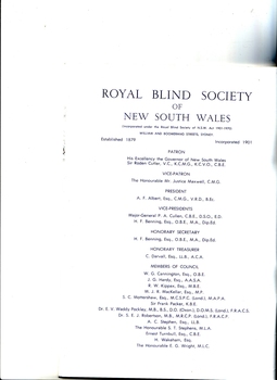List of Patron, Executive and Council Members