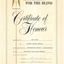 Black writing on cream paper with golden guiding light logo