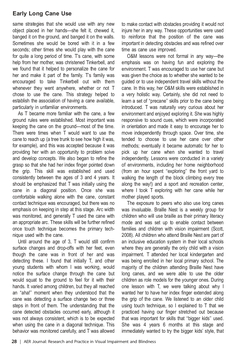 Article on long cane use by children