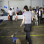 SEDA dog demonstrating their skills with trainers