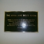 Plaque for Anna Jane Bolte Room on wall