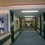 View down hallway from front area looking towards craft, pottery and dining areas