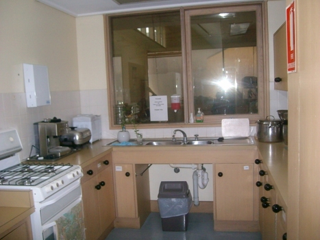 Kitchen area off back corridor