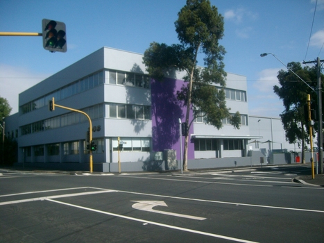 View from other side of intersection of Macaulay Road and Stubbs Street