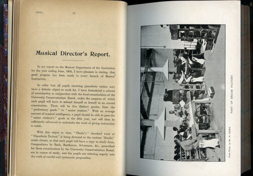 Report of the Musical Director to the Board of Management