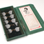 Canvas box which includes display models of different dimensions of pince nez 