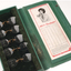 Canvas box which includes display models of different dimensions of pince nez 