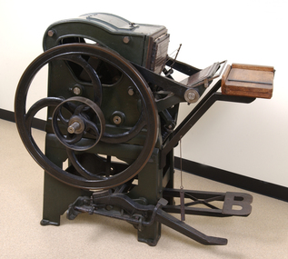 Object, Braille printing press, 1934