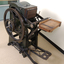 Steel and cast iron printing press