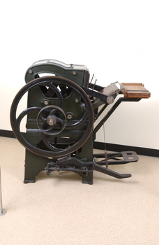 Steel and cast iron printing press