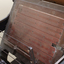 Braille plates attached to the steel and cast iron printing press