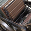 Braille plates attached to the steel and cast iron printing press
