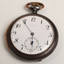Tarnished fob pocket watch with Braille markings
