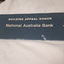 Stippled green tinted glass plaques with names 