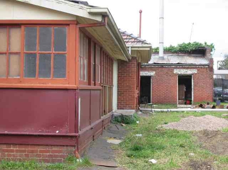 Partially demolished house at Raleigh Street, Prahran