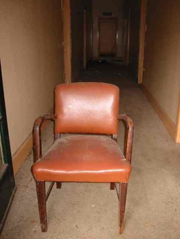 Hallway at Raleigh Street prior to demolition