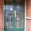 Front door at Raleigh Street prior to demolition