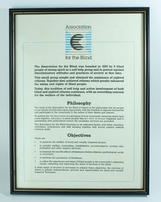 Cream A3 sheet with black writing and AFB logo