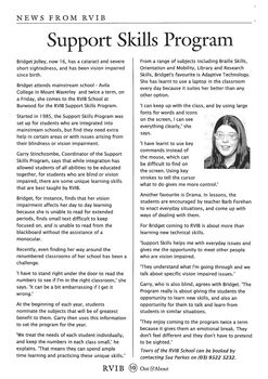 Digital version of Out and About newsletter