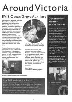 Digitally scanned files of Out and About newsletter