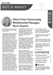 Digital version of Out and About newsletter