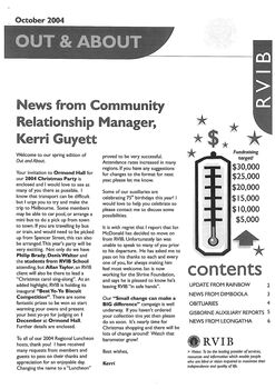 Digital version of Out and About newsletter