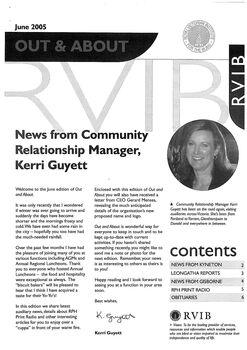 Digital version of Out and About newsletter