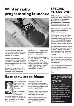Digital version of Out and About newsletter