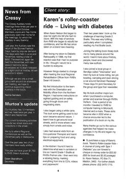 Digital version of Out and About newsletter