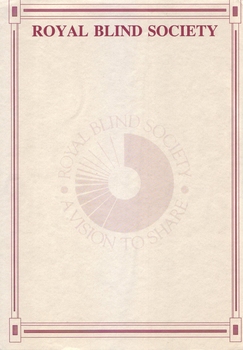 Cream paper with maroon edges and RBS logo faint in background