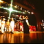 Debbie Byrne at conclusion with other singers