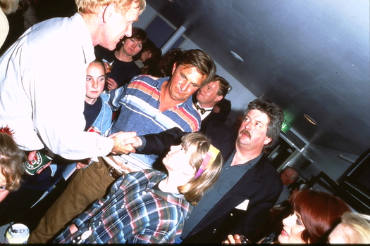 Frankie J Holden, Debbie Byrne, Denis Walter and others backstage